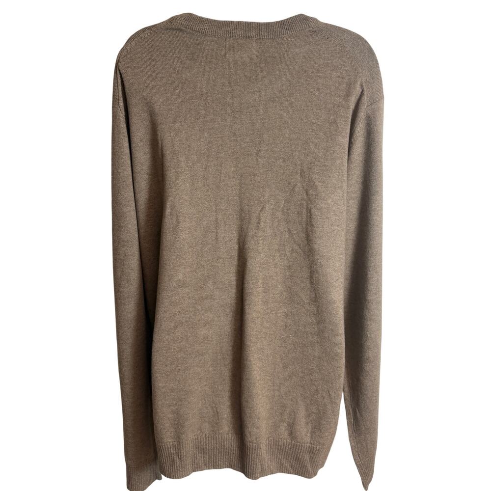 Lucky Brand XXL Brown Skull Graphic Sweater Knit Long Sleeve Crew Neck NWT New - Picture 6 of 9